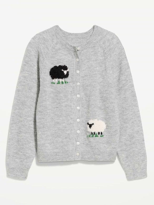 Cozy Slouchy Crew-Neck Cardigan