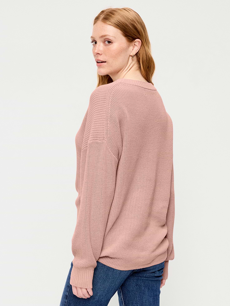 Image number 2 showing, Seaside Cotton Shaker Tunic Sweater