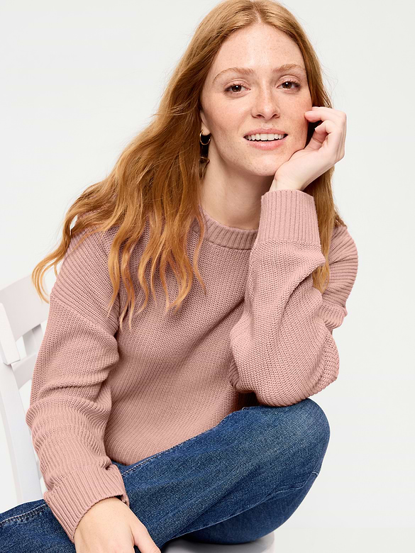 Seaside Cotton Shaker Oversized Tunic Sweater