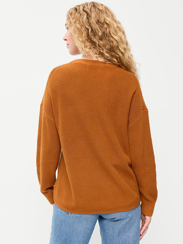 Seaside Cotton Shaker Oversized Tunic Sweater