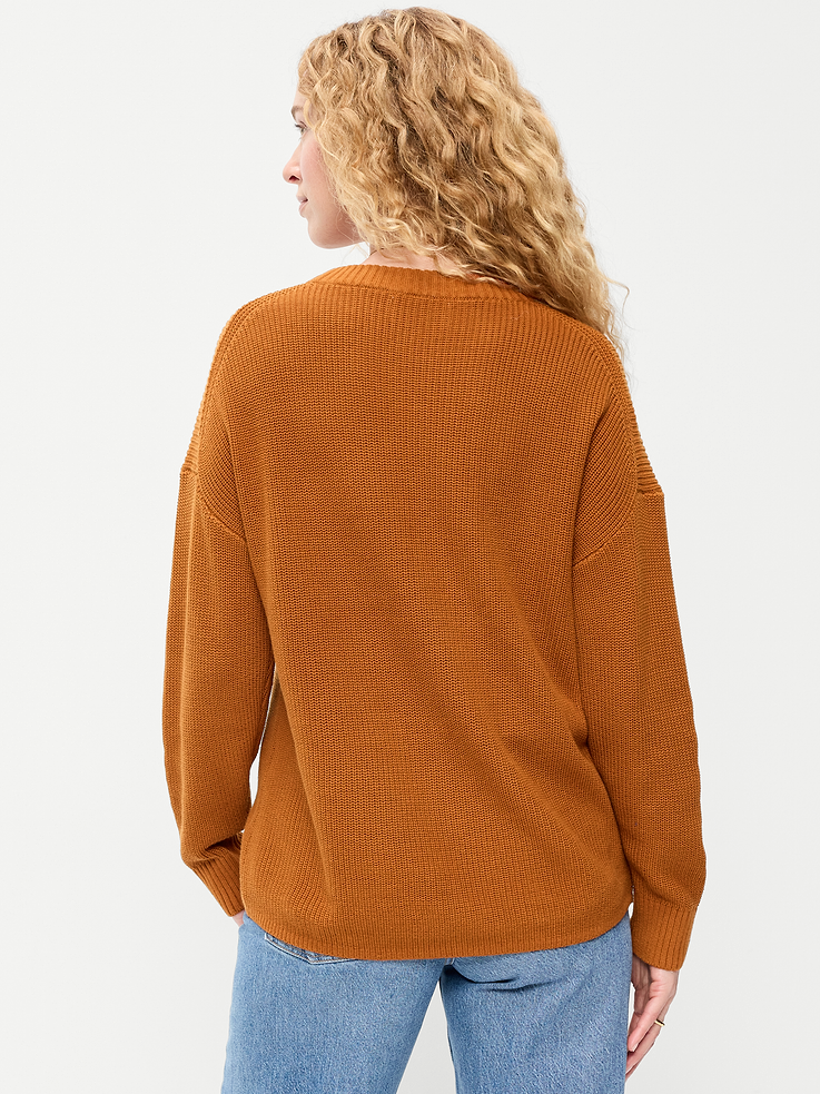 Image number 2 showing, Seaside Cotton Shaker Tunic Sweater
