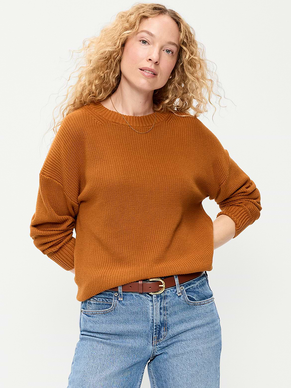 Seaside Cotton Shaker Oversized Tunic Sweater