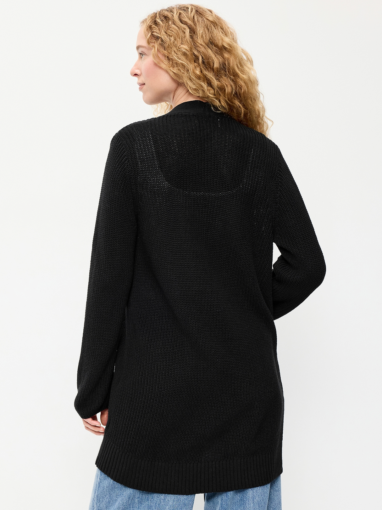 Longline Open-Front Wrap | Old Navy
