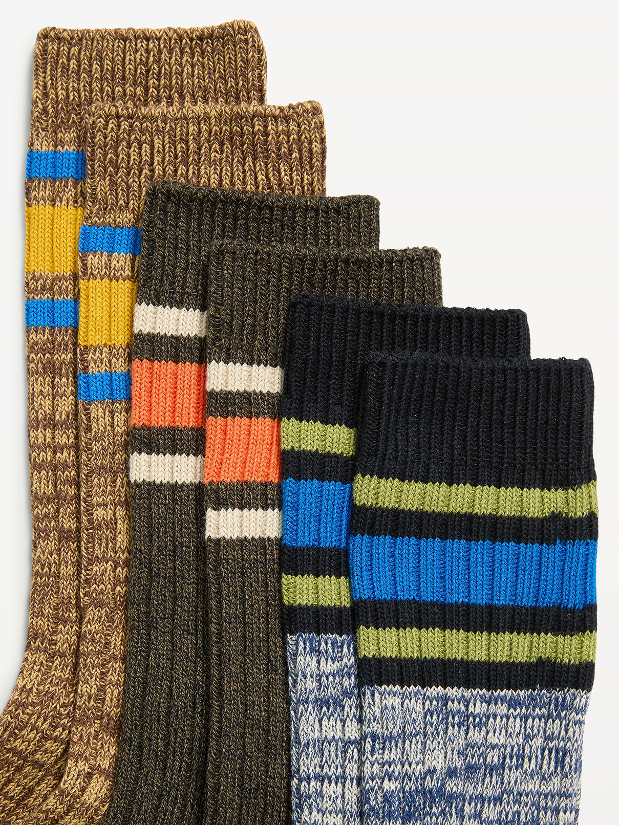 Image number 2 showing, Marled Boot Socks 3-Pack