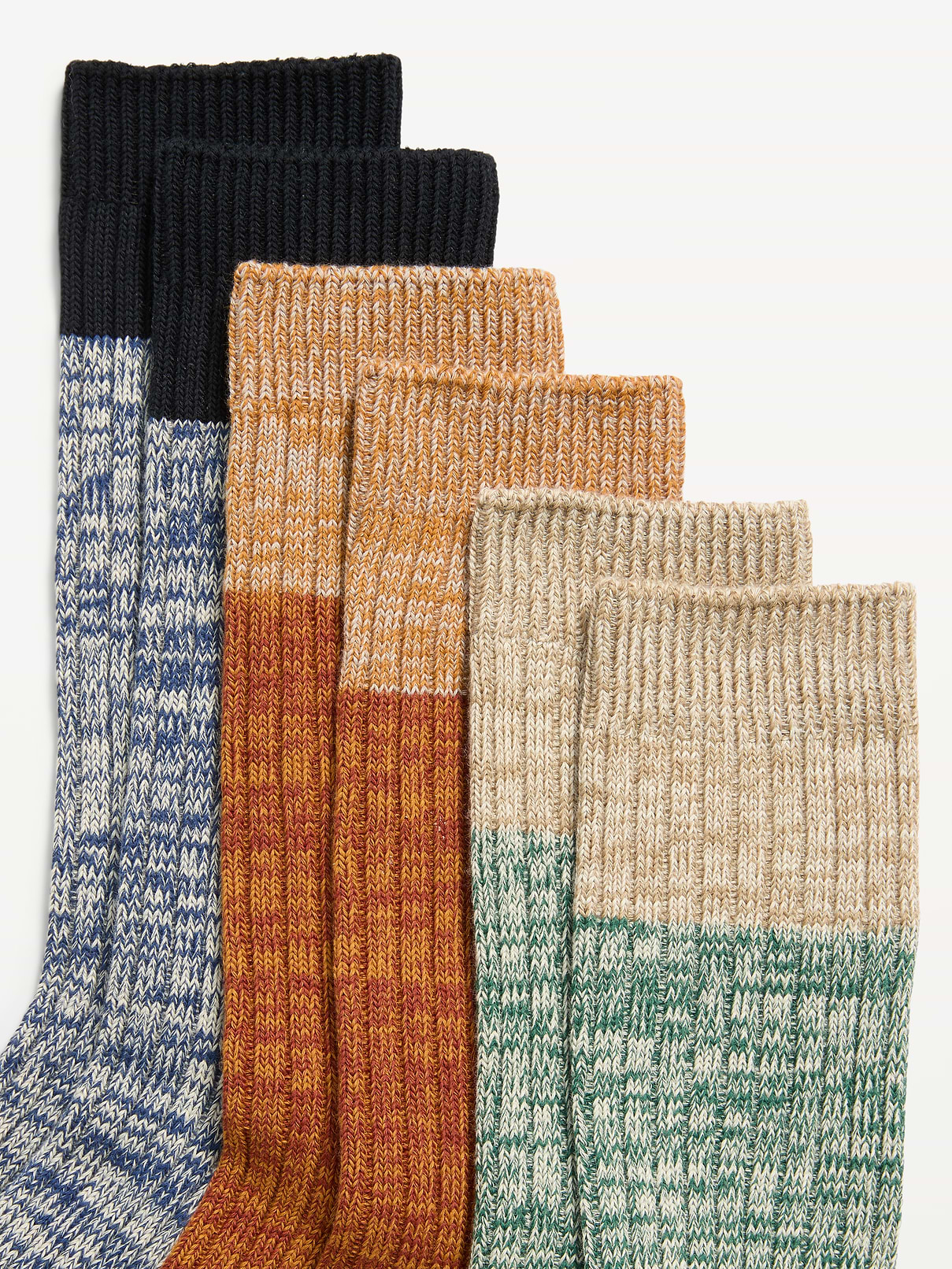 Image number 2 showing, Marled Boot Socks 3-Pack