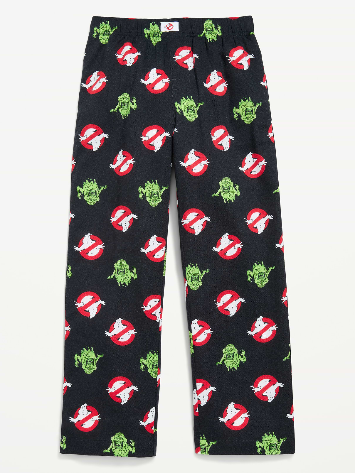 Image number 1 showing, Ghostbusters™ Gender-Neutral Flannel Pajama Pants for Kids