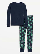 Image number 2 showing, Gender-Neutral Snug-Fit Graphic Pajama Set for Kids