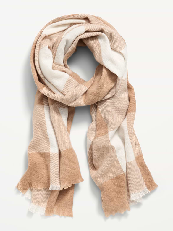 Écharpe en flanelle à motif
