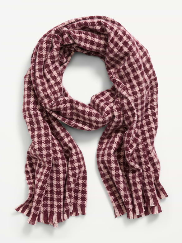 Écharpe en flanelle à motif