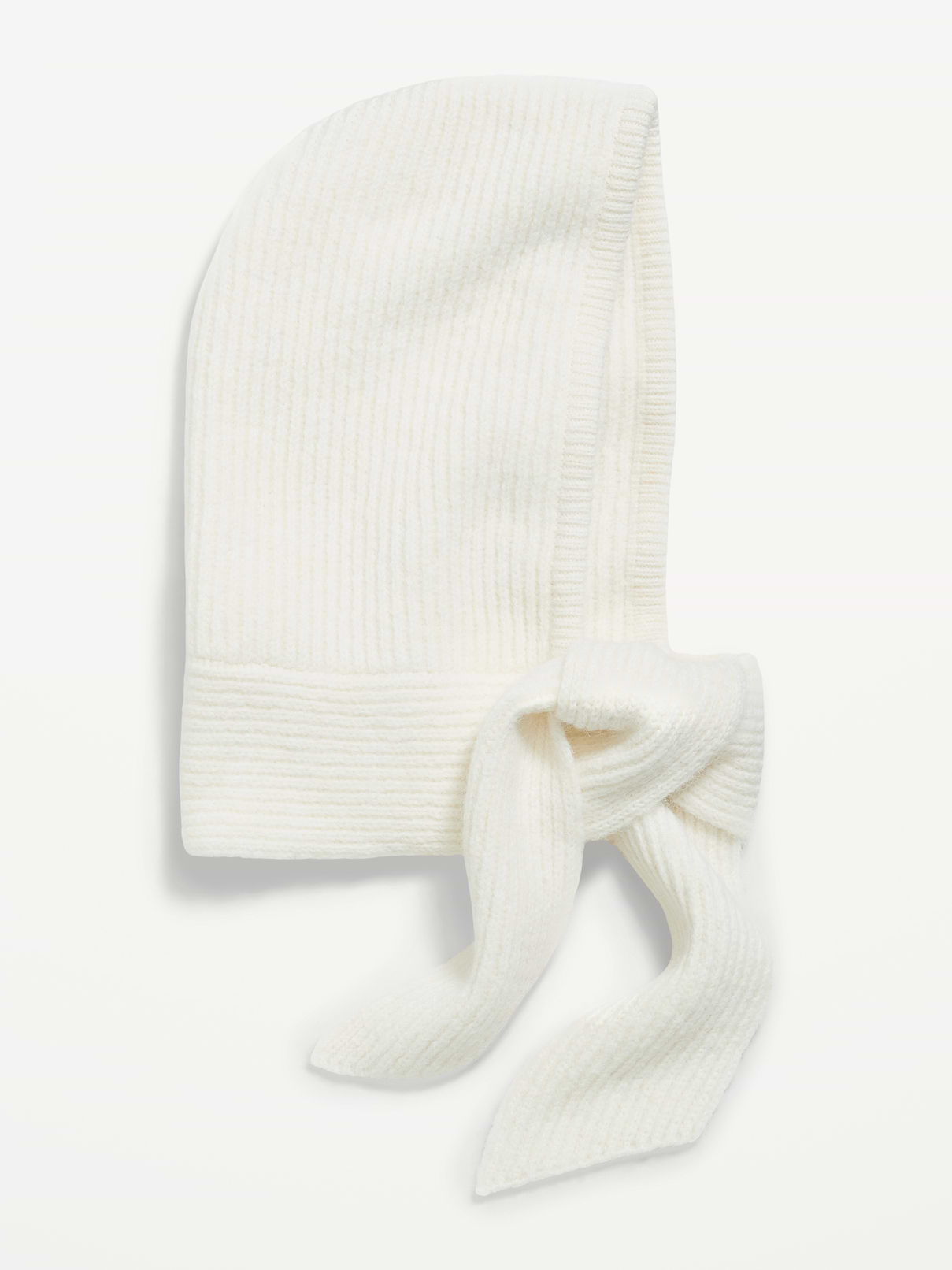 Image number 2 showing, Rib-Knit Tie-Neck Bonnet
