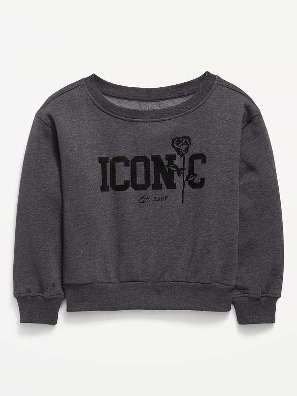 Off-Shoulder Sweatshirt for Girls