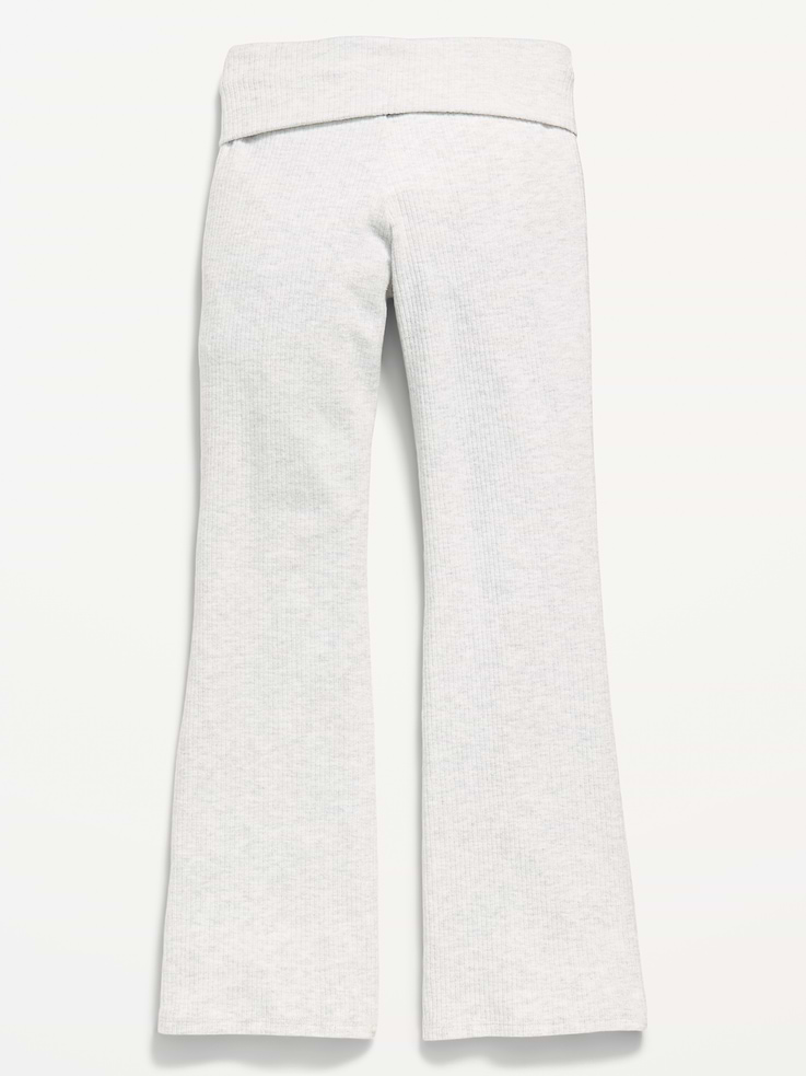 Image 3 of 4, CozePlush Foldover Pants for Girls