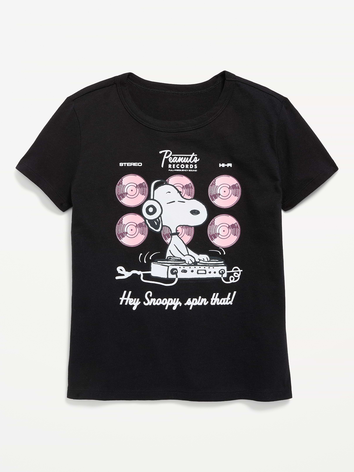 L'image numéro 1 présente T-shirt à imprimé Snoopy de Peanuts™ pour fille