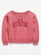 Image number 1 showing, Off-Shoulder Sweatshirt for Girls