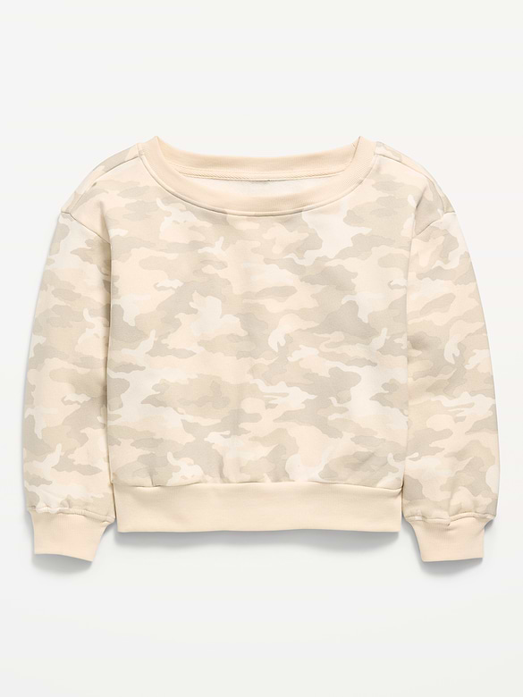 Off-Shoulder Sweatshirt for Girls