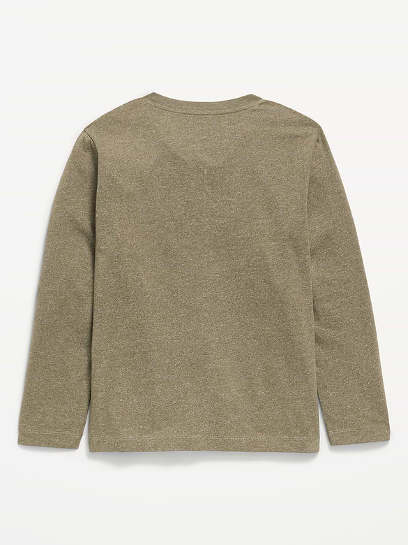 Softest Long-Sleeve Henley T-Shirt for Boys