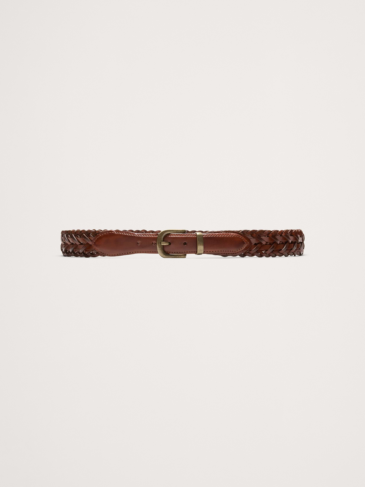 Vintage Woven Leather Belt