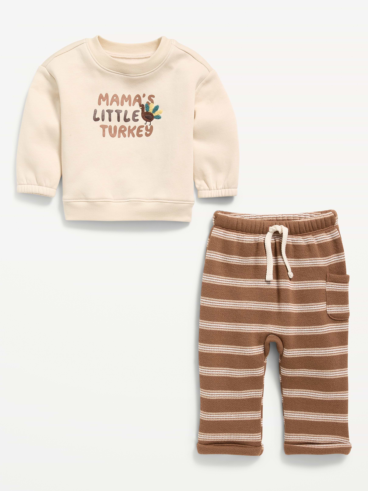Image number 2 showing, Long-Sleeve Sweatshirt and Sweatpants Set for Baby