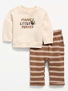 Image number 1 showing, Long-Sleeve Sweatshirt and Sweatpants Set for Baby
