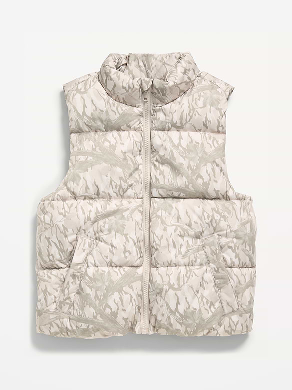 Frost-Free Water-Resistant Puffer Vest for Boys