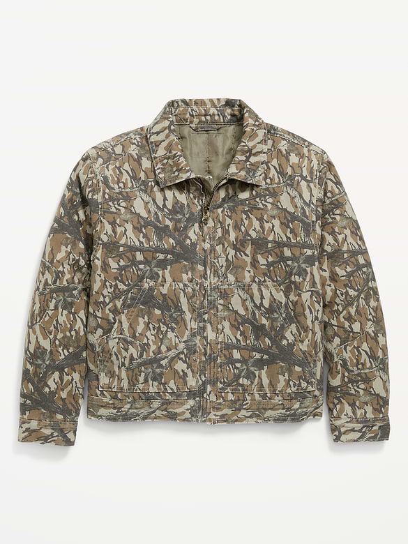 Loose Canvas Barn Jacket for Boys