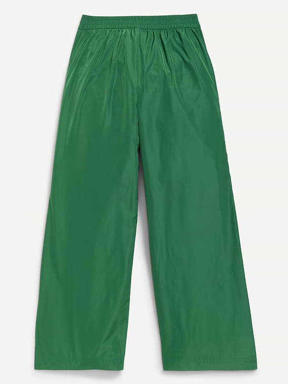 High-Waisted Track Pants for Girls