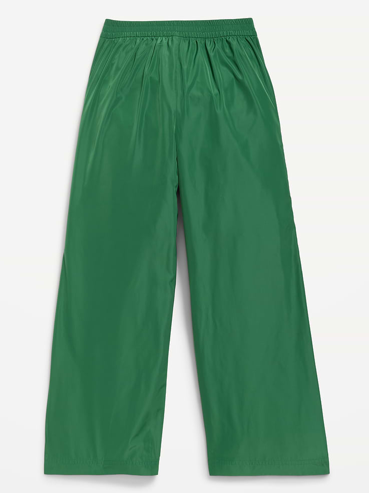 Image 3 of 5, High-Waisted Track Pants for Girls