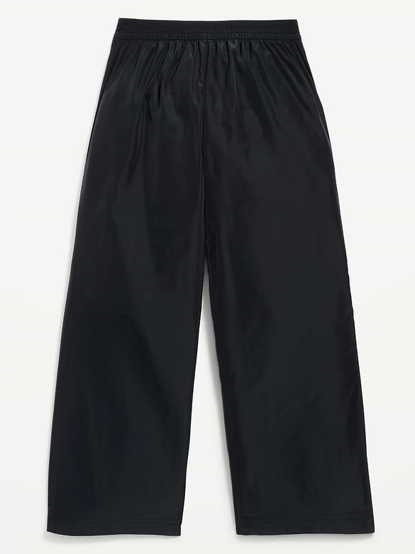 High-Waisted Track Pants for Girls