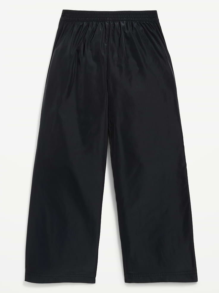Image 3 de 4, Pantalon d’entraînement à taille haute et jambe large pour fille