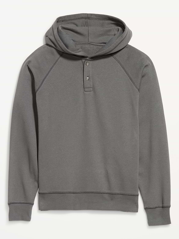 Henley Pullover Hoodie