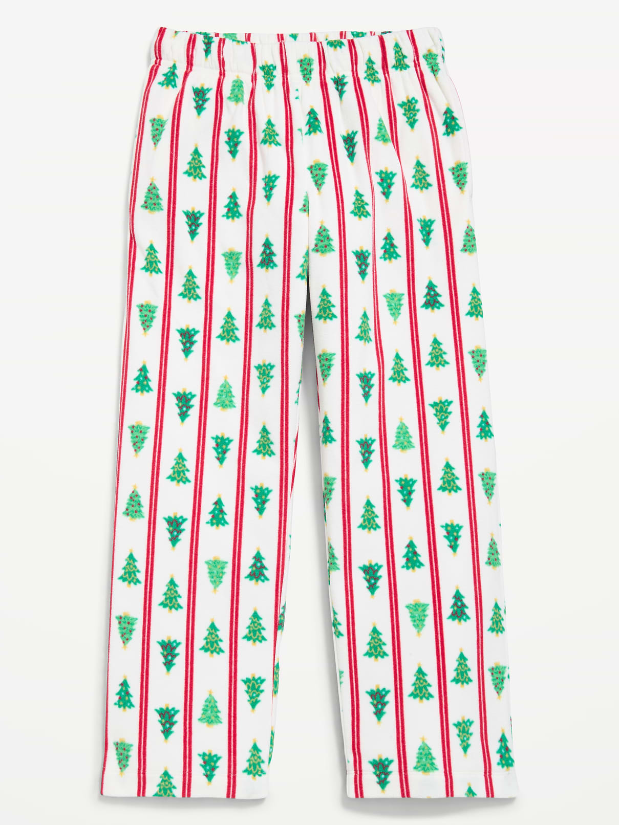 Image number 1 showing, Gender-Neutral Microfleece Plaid Pajama Pants for Kids