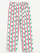 Image number 1 showing, Gender-Neutral Microfleece Plaid Pajama Pants for Kids