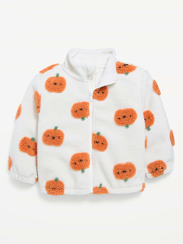 Printed Sherpa Full-Zip Jacket for Toddler Girls