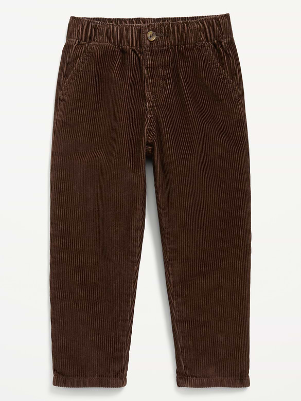 Tapered Pull-On Corduroy Pants for Toddler Boys