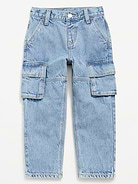 Image number 4 showing, Super Baggy Barrel-Leg Cargo Jeans for Toddler Boys
