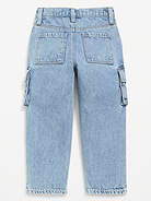 Image number 3 showing, Super Baggy Barrel-Leg Cargo Jeans for Toddler Boys