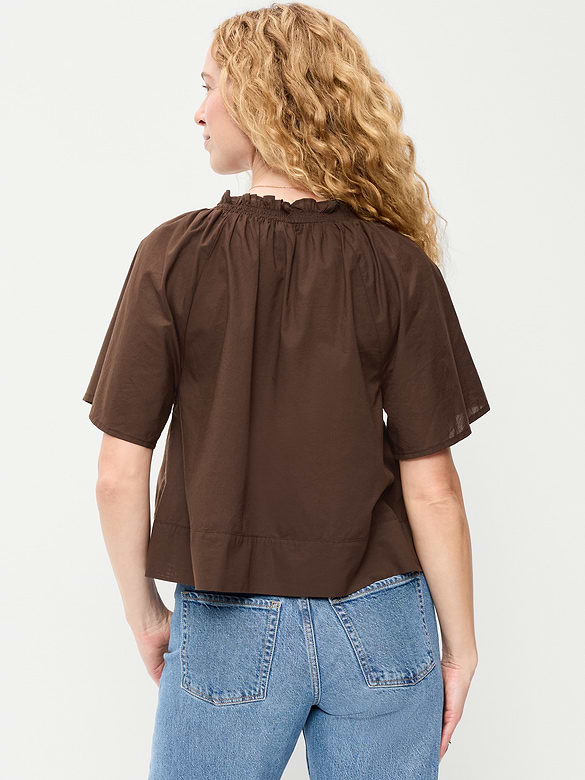 Loose Short-Sleeve Top