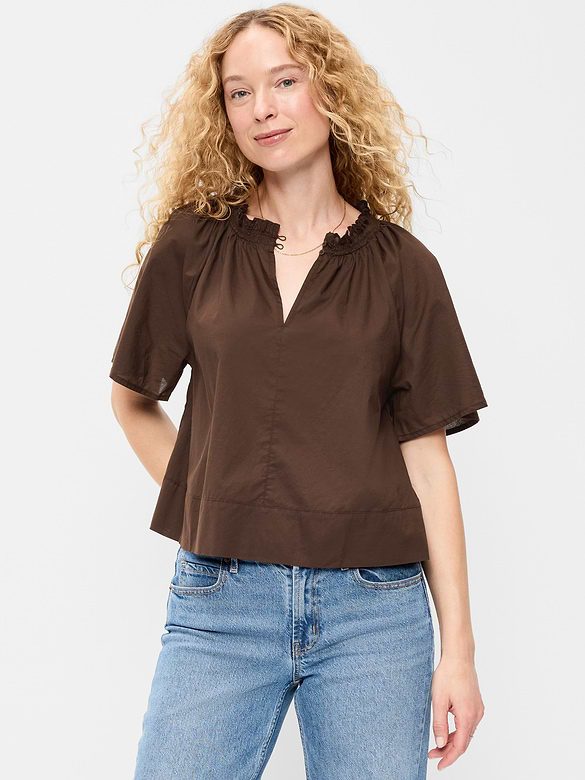 Loose Short-Sleeve Top