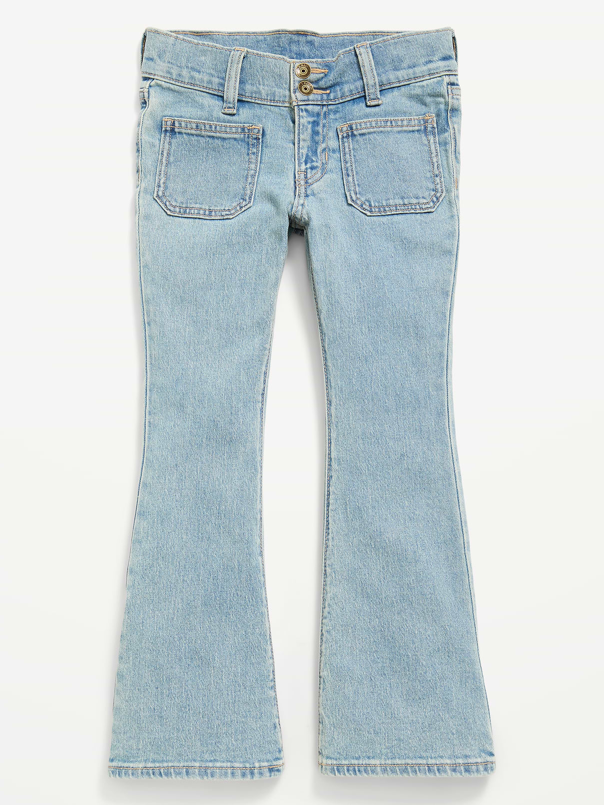 Image number 4 showing, Low-Rise Flare-Leg Jeans for Girls