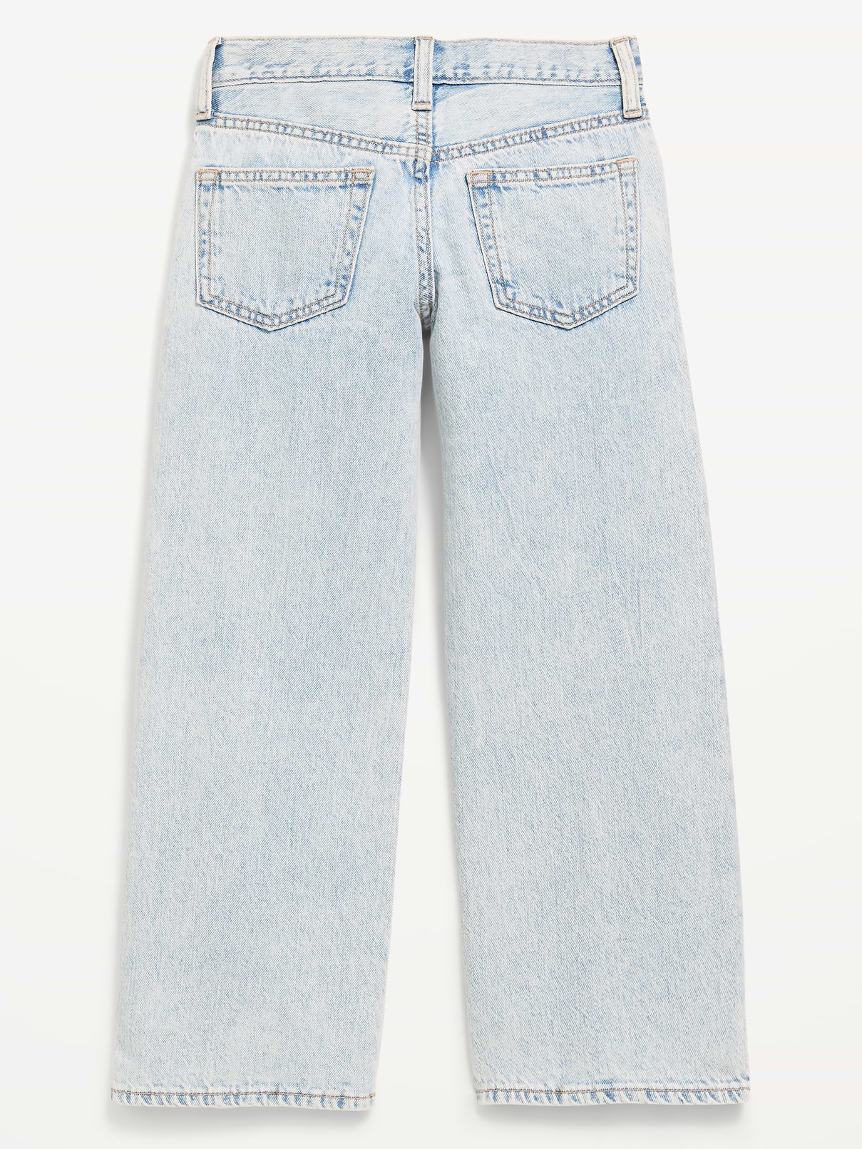 Image number 2 showing, Low-Rise Baggy Ripped Wide-Leg Jeans for Girls