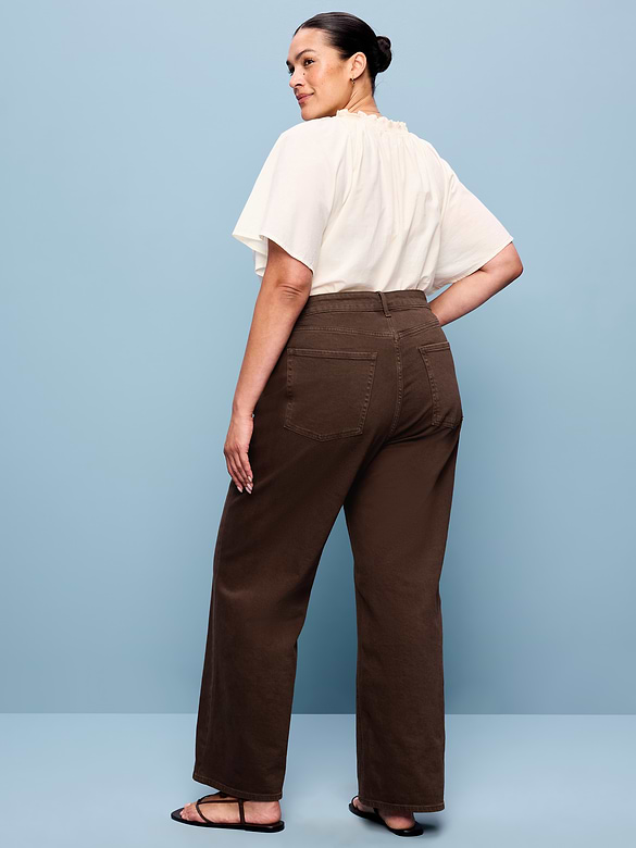 Extra High-Waisted Wide-Leg Jeans