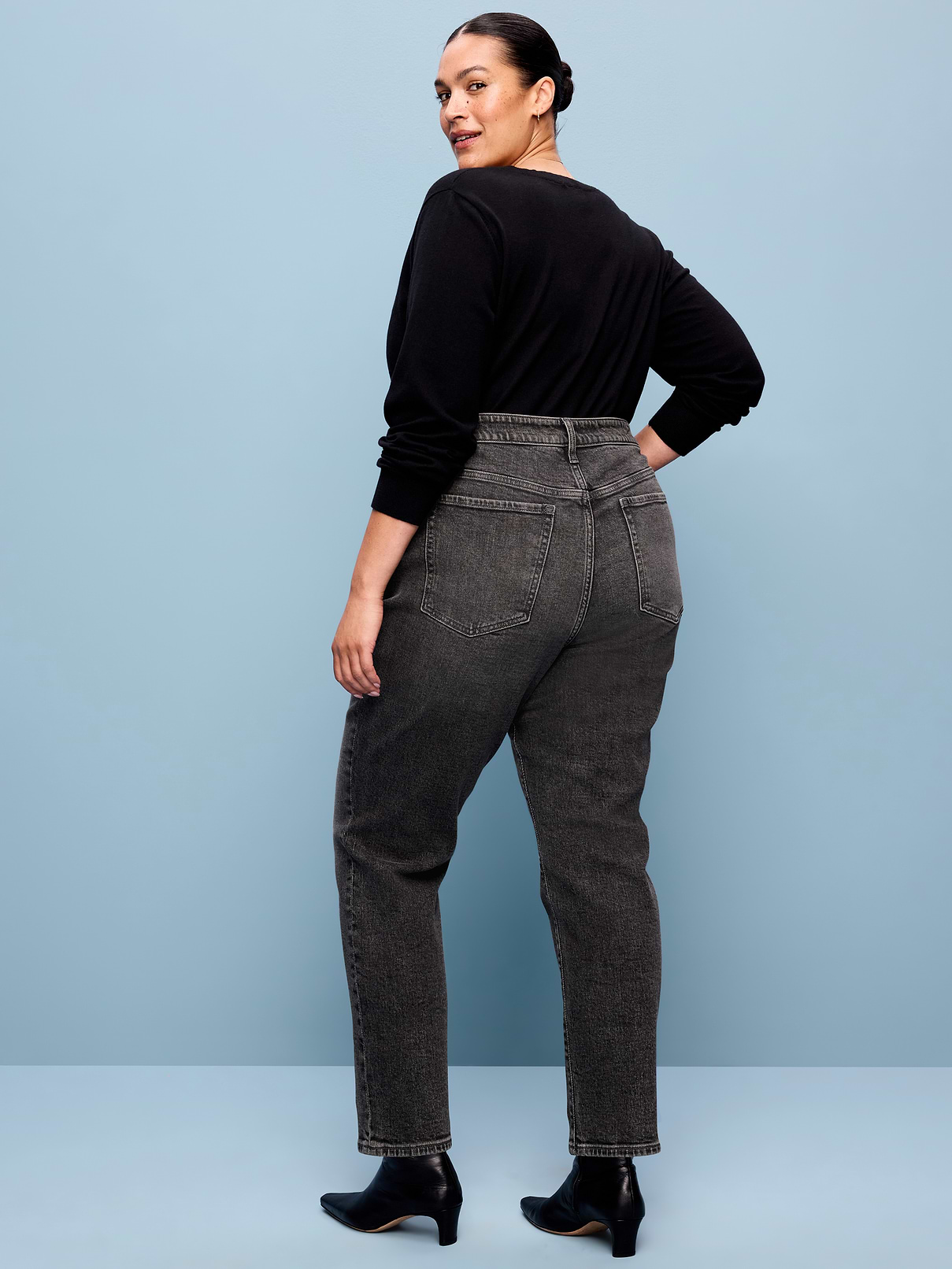 L'image numéro 8 présente Jean OG droit à taille haute longueur cheville