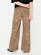 Image number 2 showing, Pull-On Super Baggy Wide-Leg Twill Pants for Girls