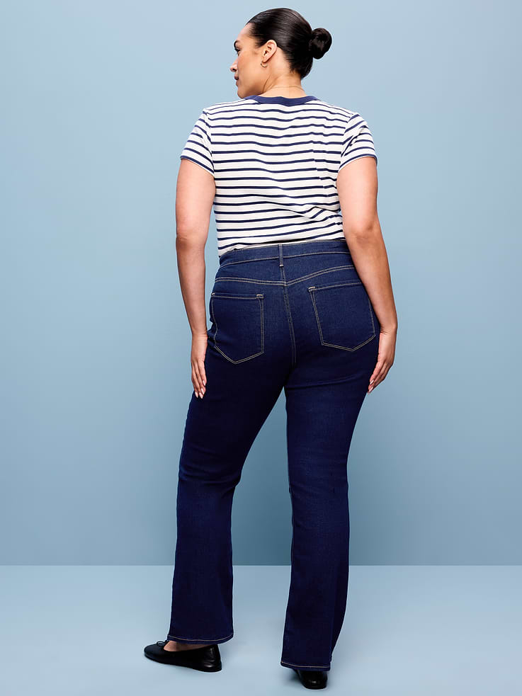 Image number 9 showing, Mid-Rise Wow Boot-Cut Jeans