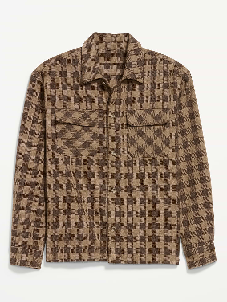 Image number 4 showing, Long-Sleeve Heavyweight Plaid Flannel Pocket Shirt