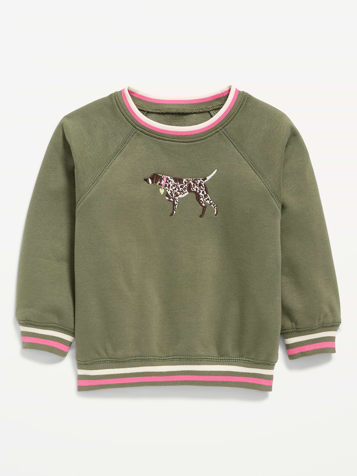 Image number 1 showing, Long-Sleeve Graphic Sweatshirt for Toddler Girls