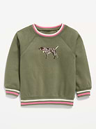 Image number 1 showing, Long-Sleeve Graphic Sweatshirt for Toddler Girls