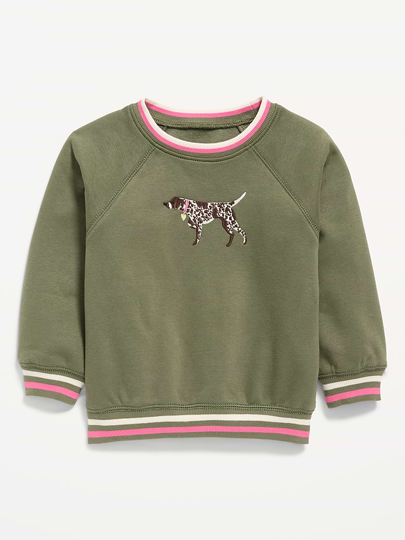 Long-Sleeve Graphic Sweatshirt for Toddler Girls