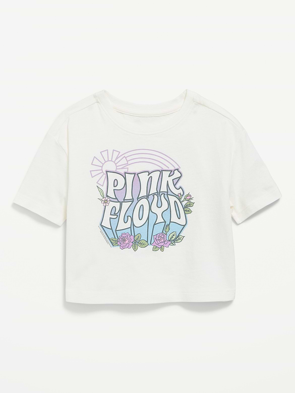 Pink Floyd™ Boxy Graphic T-Shirt for Toddler Girls
