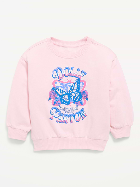 Dolly Parton™ Graphic Sweatshirt for Toddler Girls